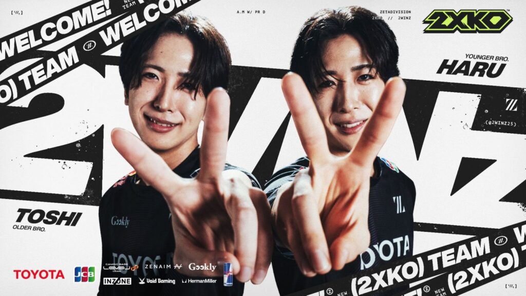 2WINz(Toshi / Haru)2XKO JAPAN SERIES Cup #1 優勝ビジュアル