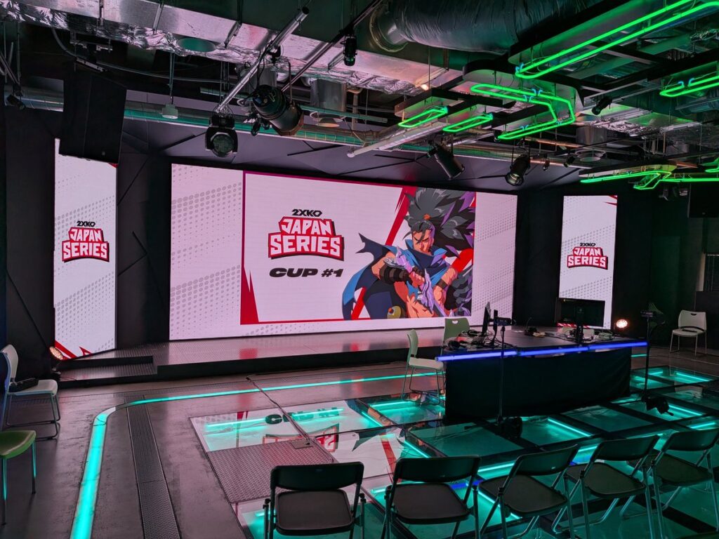 2XKO JAPAN SERIES Cup #1 オフライン決勝会場 シブヤeスタジアム