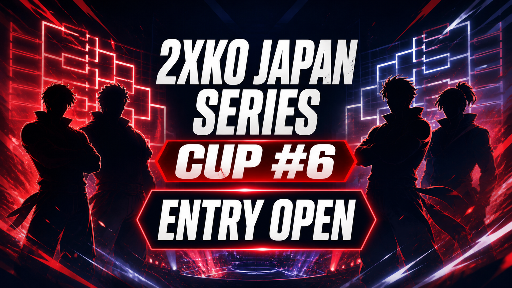 2XKO JAPAN SERIES Cup #6 Top 8オフライン決勝の大会ビジュアル