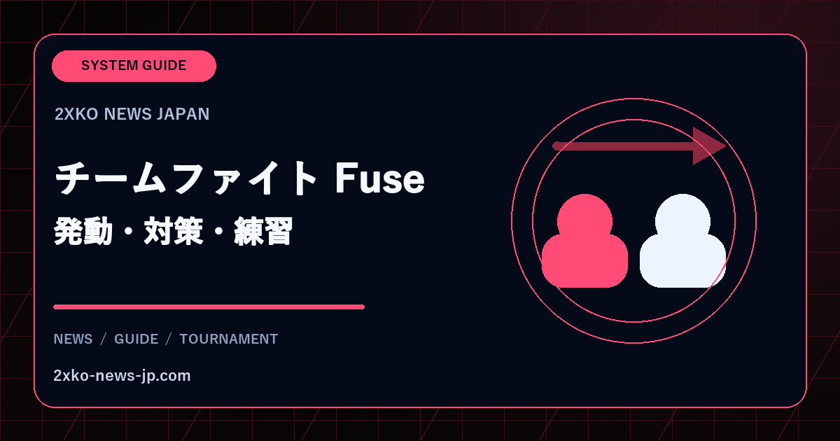 チームファイトFuseの発動・対策・練習を表すガイド画像